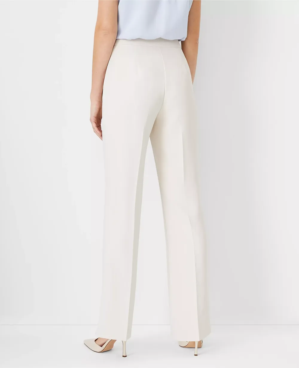 The Side Zip Trouser Pant In Fluid Crepe