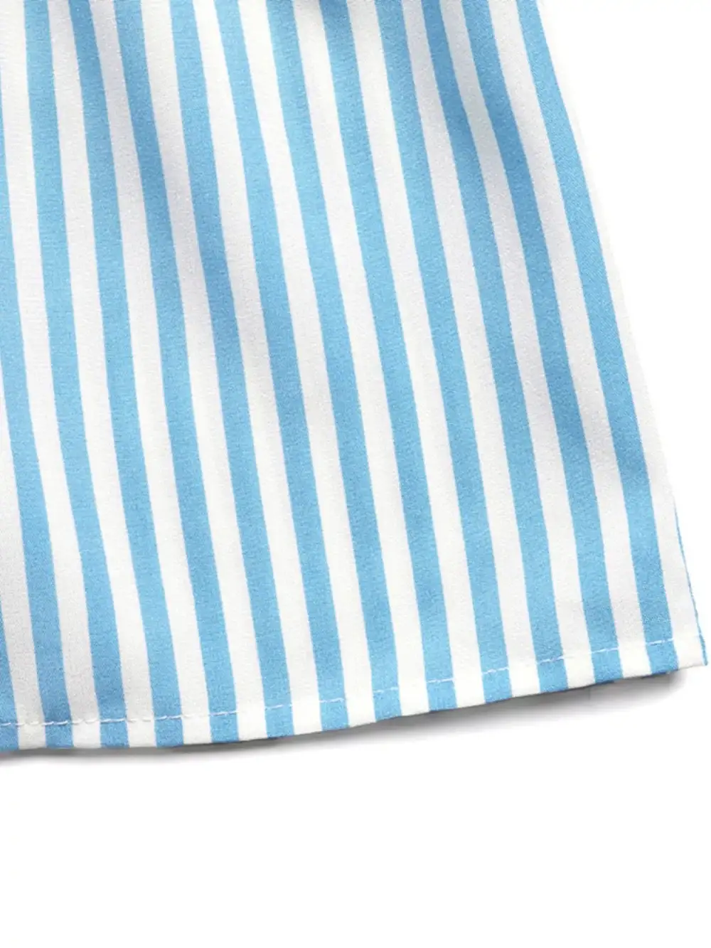 Striped Tiered Sleeveless Midi Dress