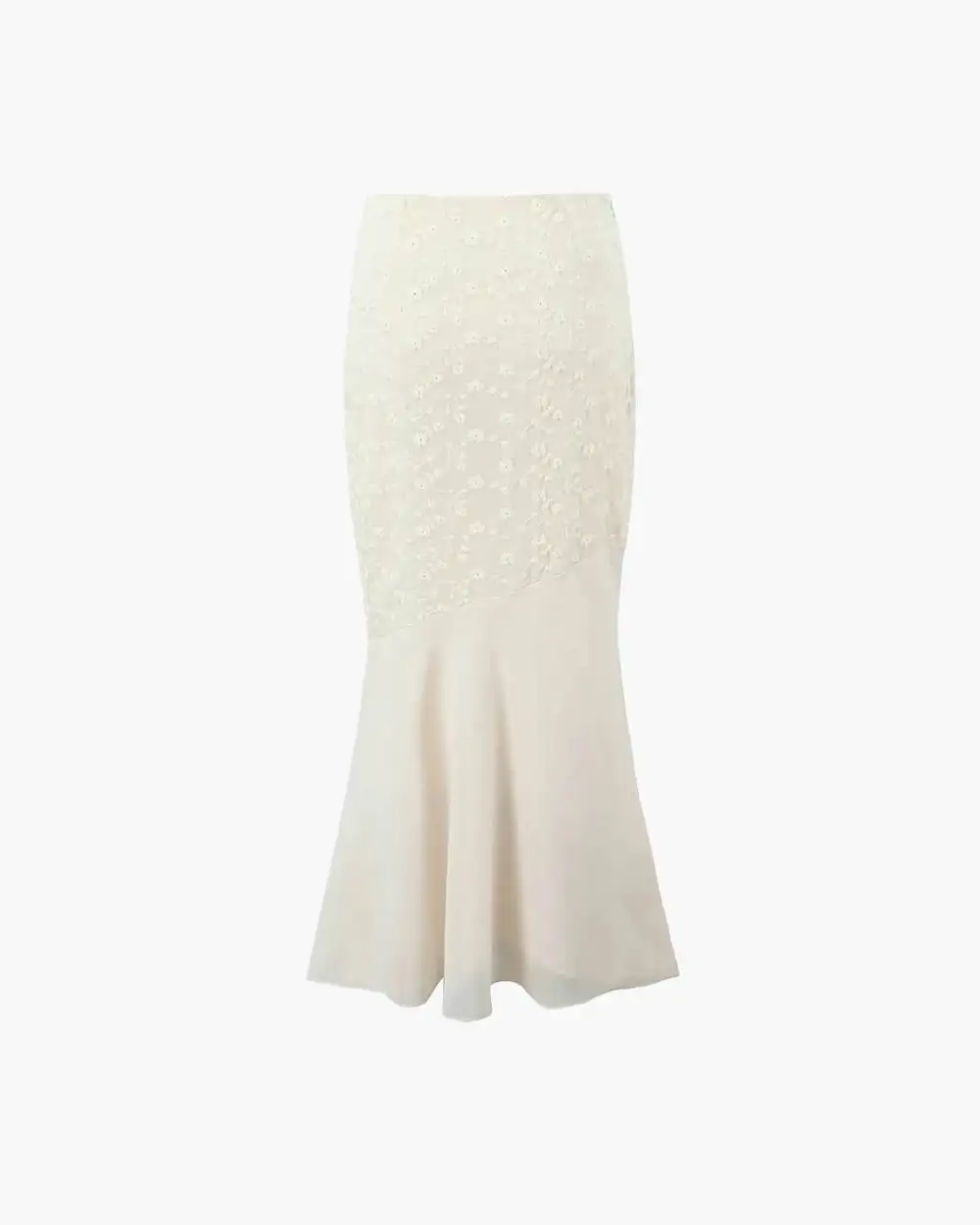 Tailored Lace Cotton Blend Embroidered Set