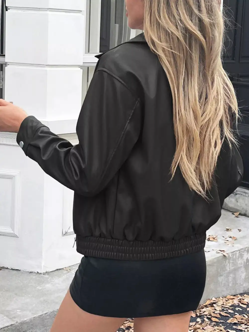 Zip Up Long Sleeve Jacket Effortless Outfit Layer