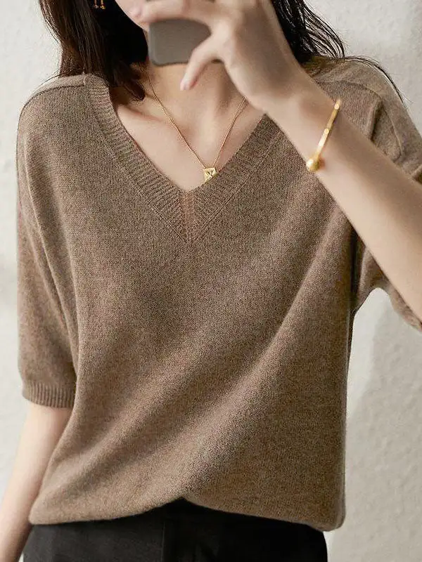 Urban V-Neck Pullover Sweater