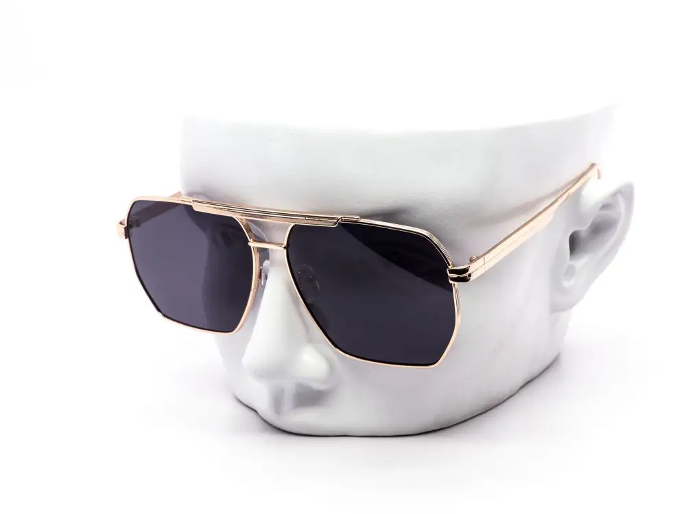 12-Pack Retro Metal Aviator Gradient Sunglasses