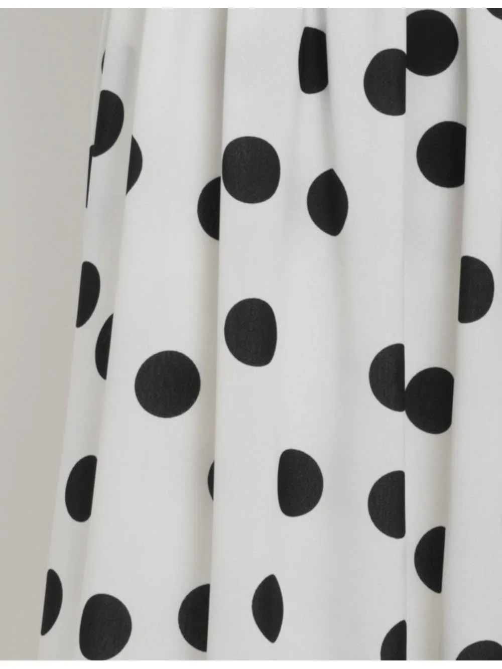 Strapless Polka Dot Smocked Sleeveless Maxi Dress