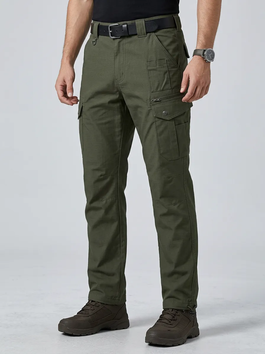 Men's Articulated-Knee Outdoor Cargo Pants