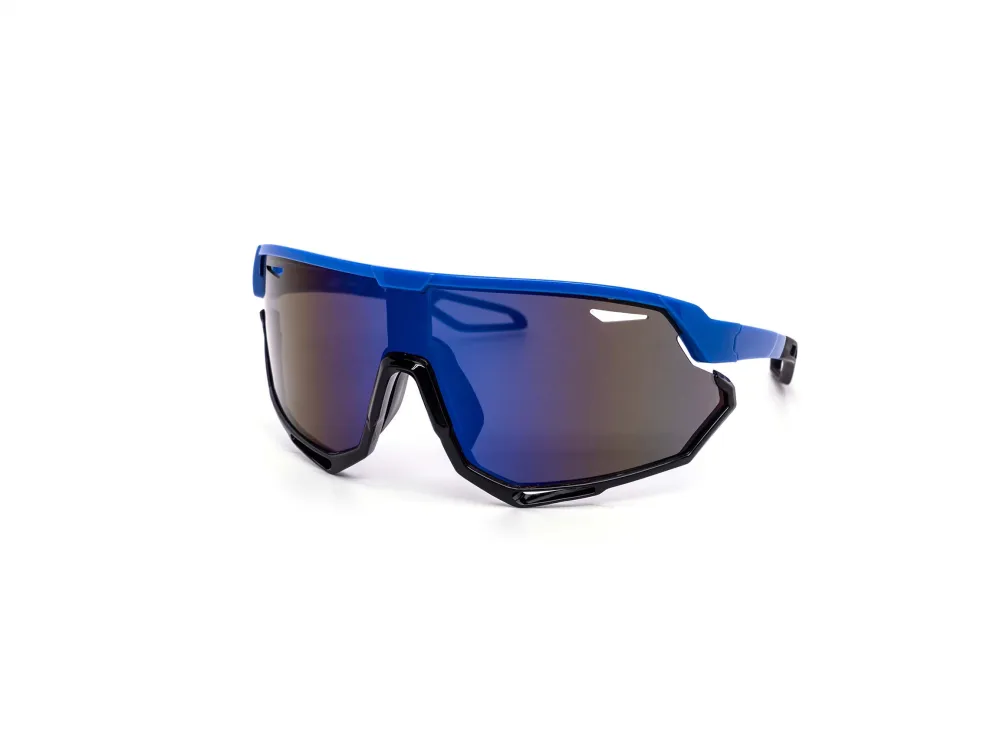 12-Pack Oversized Sport Shield Dark Lens Sunglasses