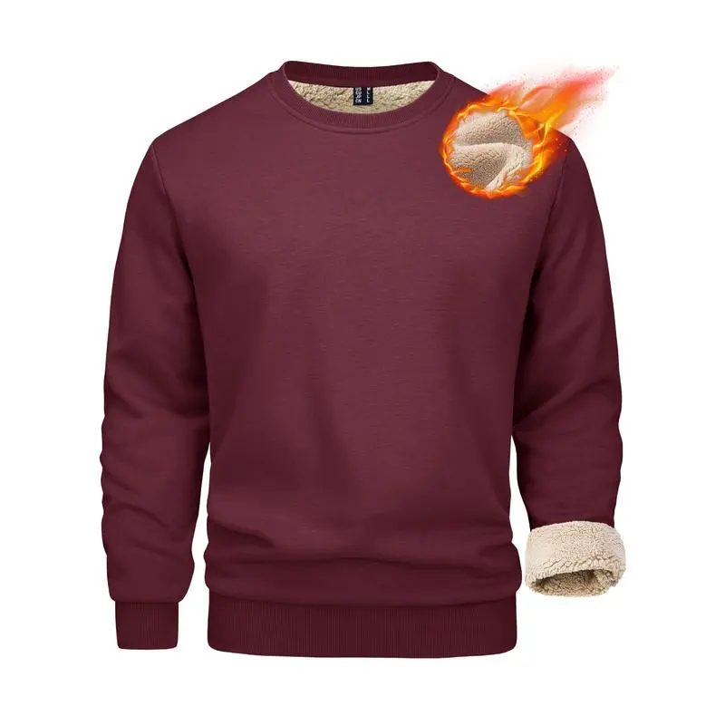 🧥 Men’s Sherpa Lined Sweatshirt – Cozy Warmth, Everyday Style