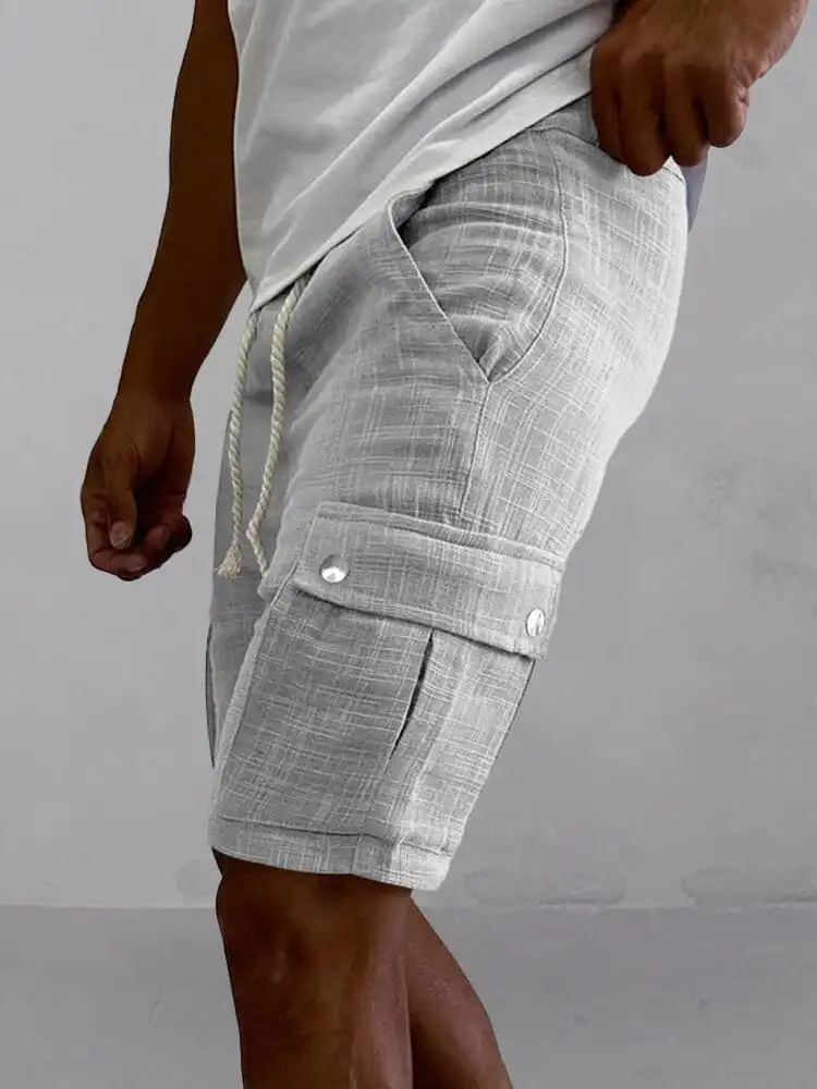 Men's Lightweight Cotton Cargo Shorts