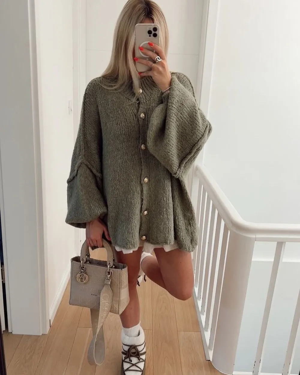 Flowy Button Front Cardigan