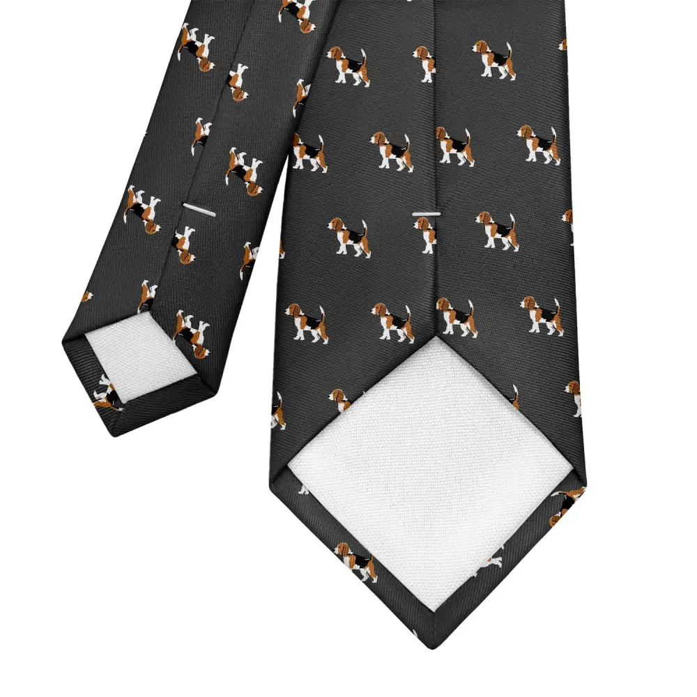 Beagle Dog Pattern Necktie