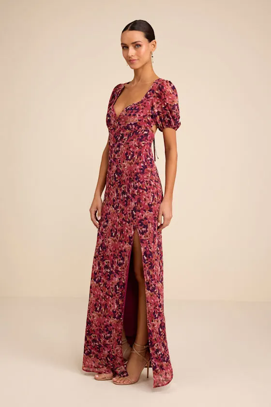 Gianni Black Backless Maxi Dress