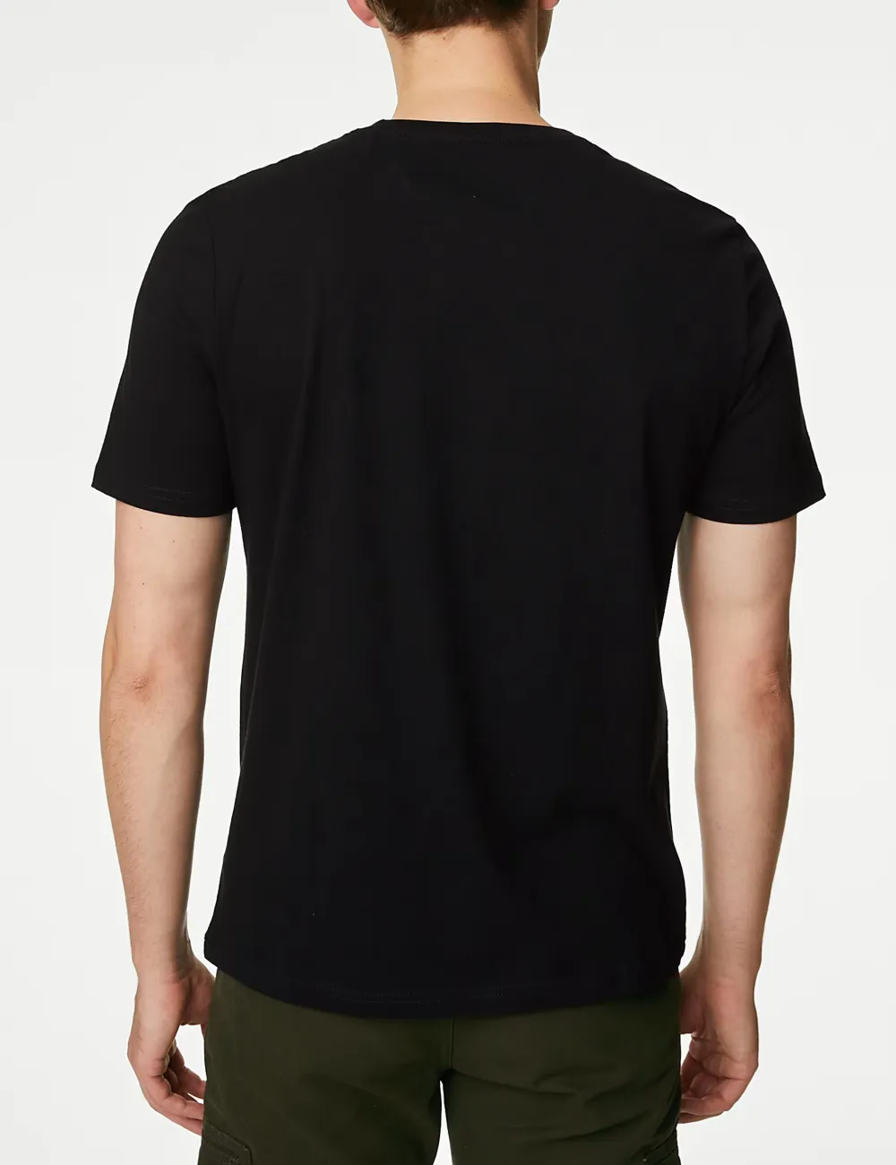 Solid Crew Neck T-Shirt