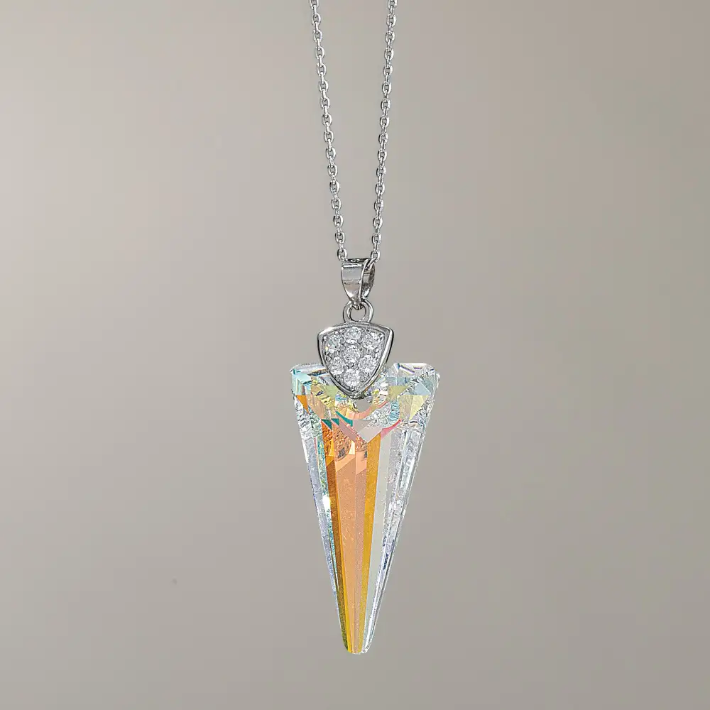 Classic Crystal Pendant Necklace