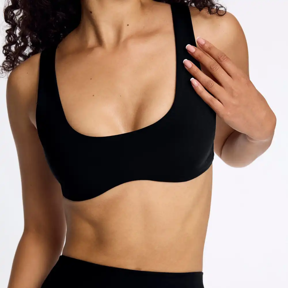Wave Wirefree Bra Black