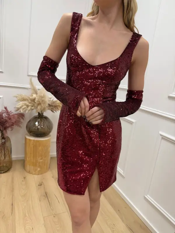 Ruched Easy Drape Mini Dress