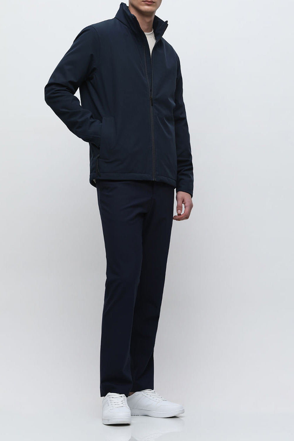 Black High Neck Padded Jacket