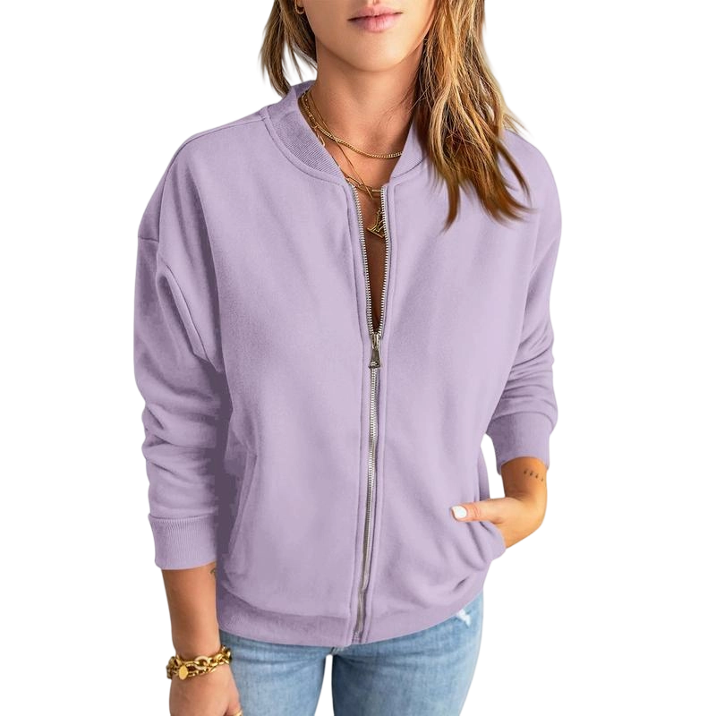 Women's Zipper Sweatshirt Jacket