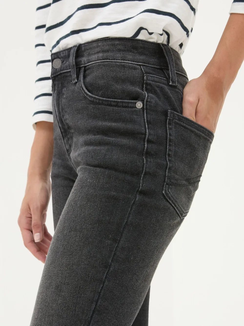Sway Washed Black Slim Jeans