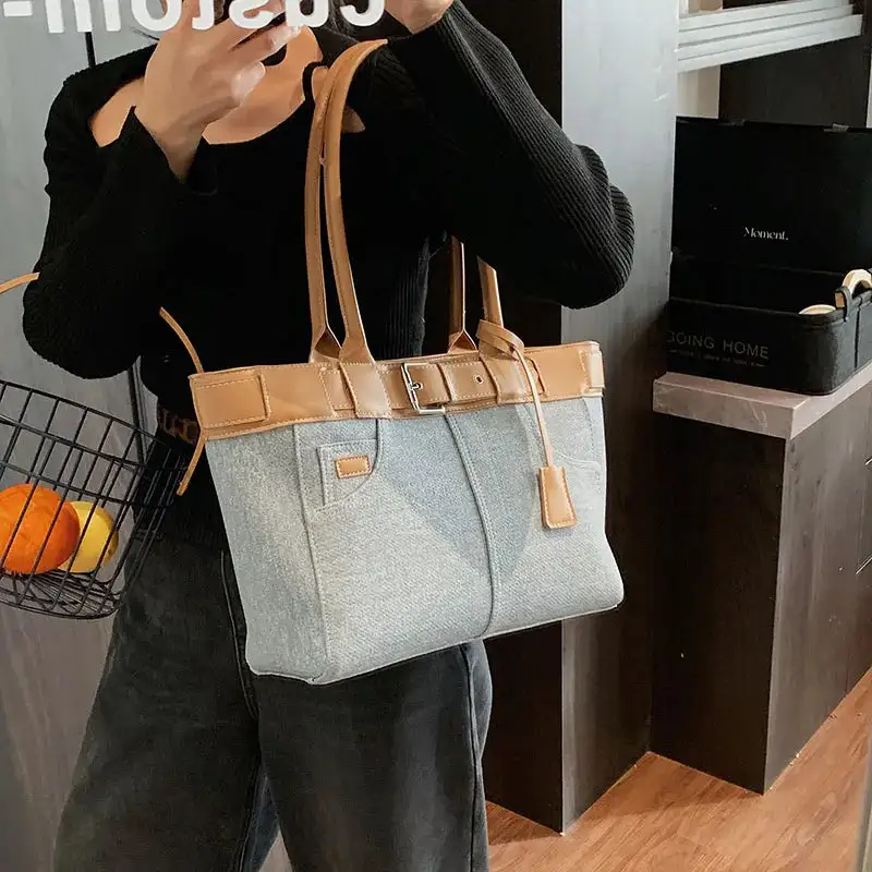 Structured Roomy Shoulder Bag