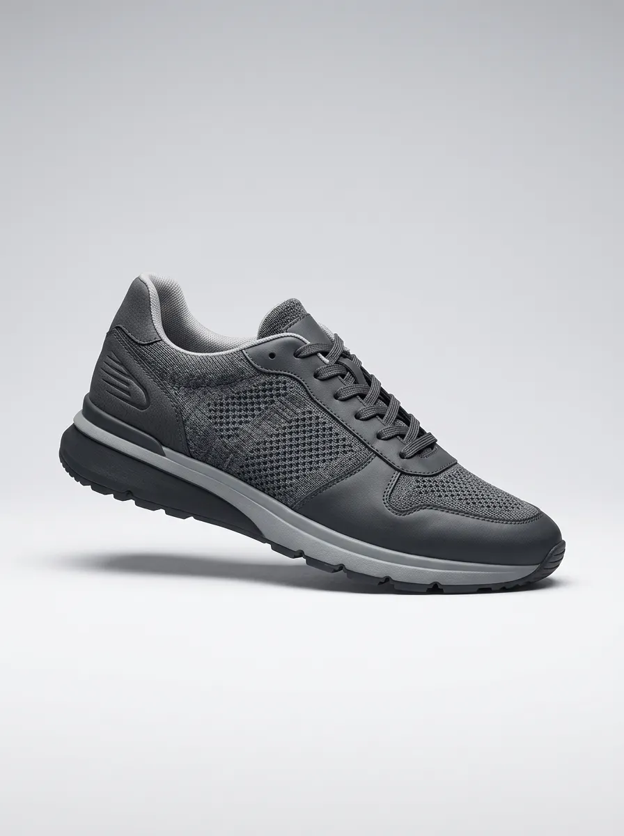 Heritage Knit Mesh Style Men's Running Shoes