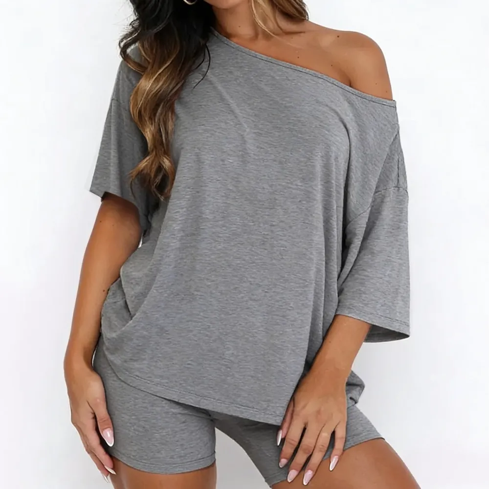 Women's casual two-piece loungewear set
