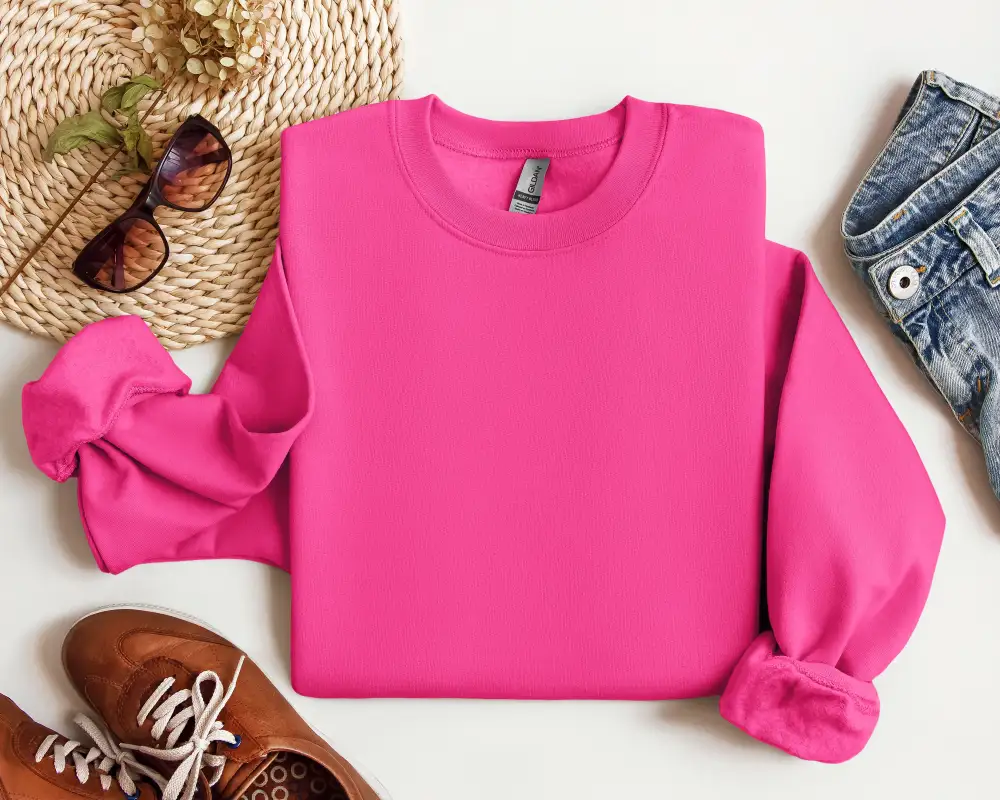 Unbothered Motto Graphic Crewneck Sweatshirt