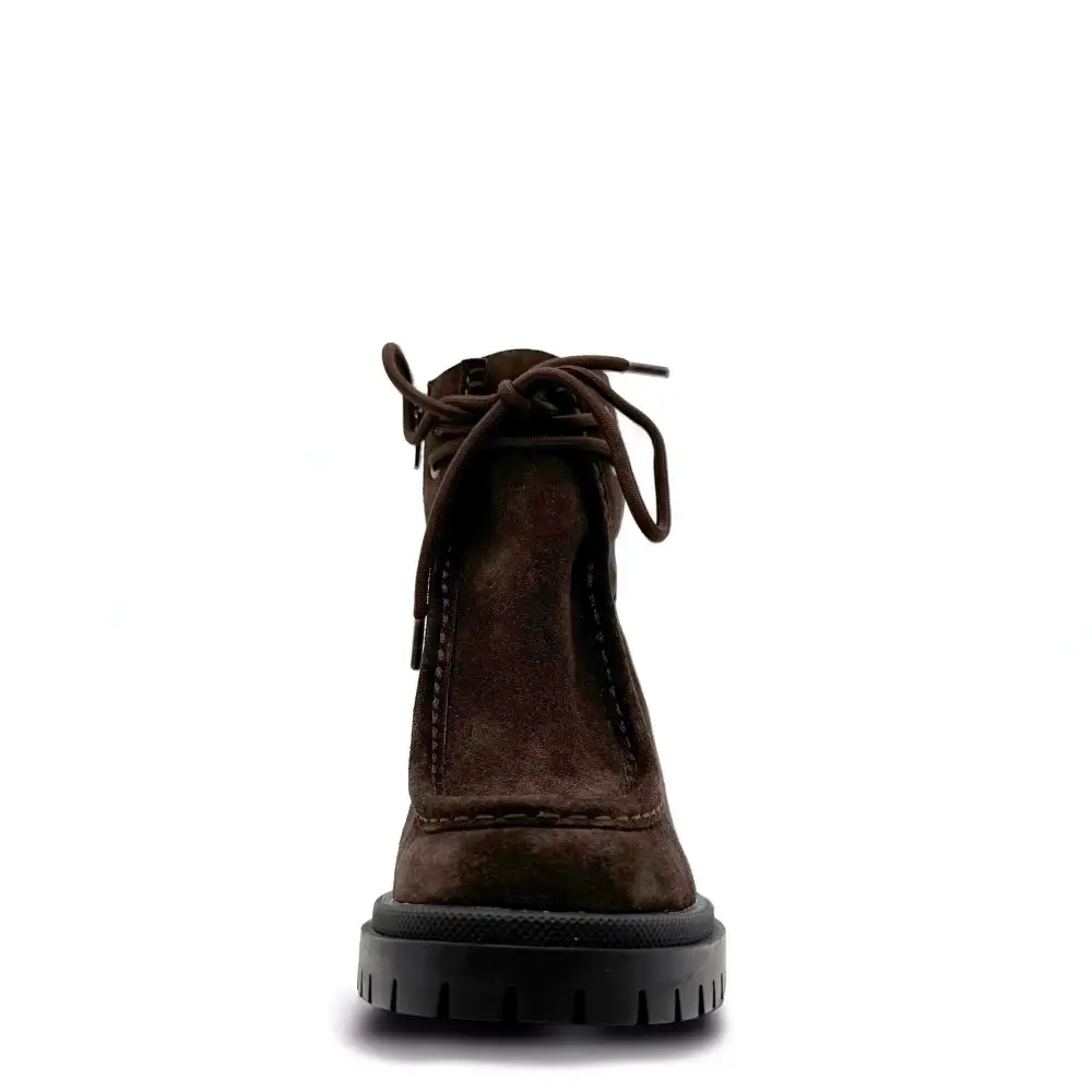 Suede Chunky Heel Ankle Boots