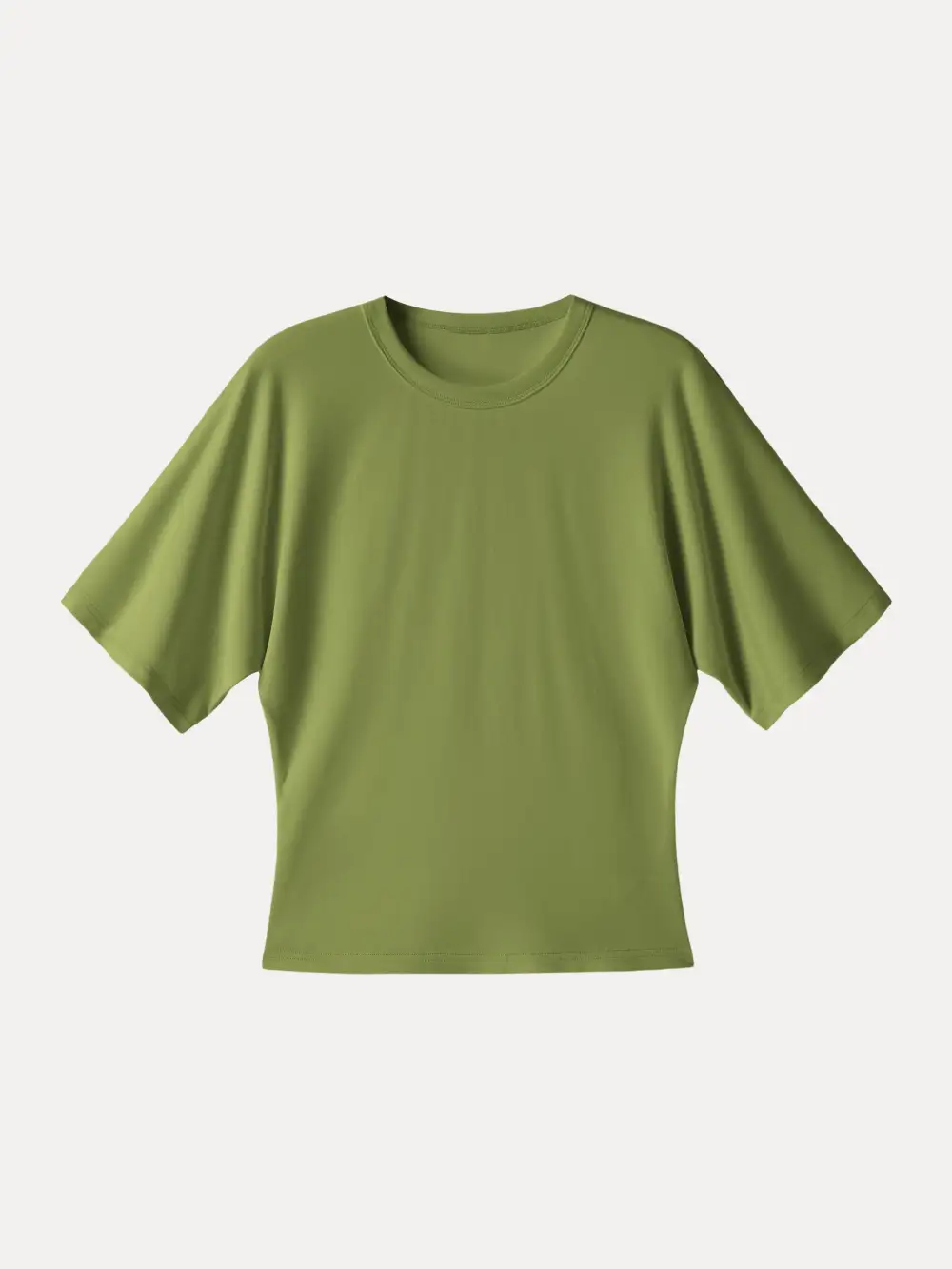 Cotton-Blend Tee Everyday Top