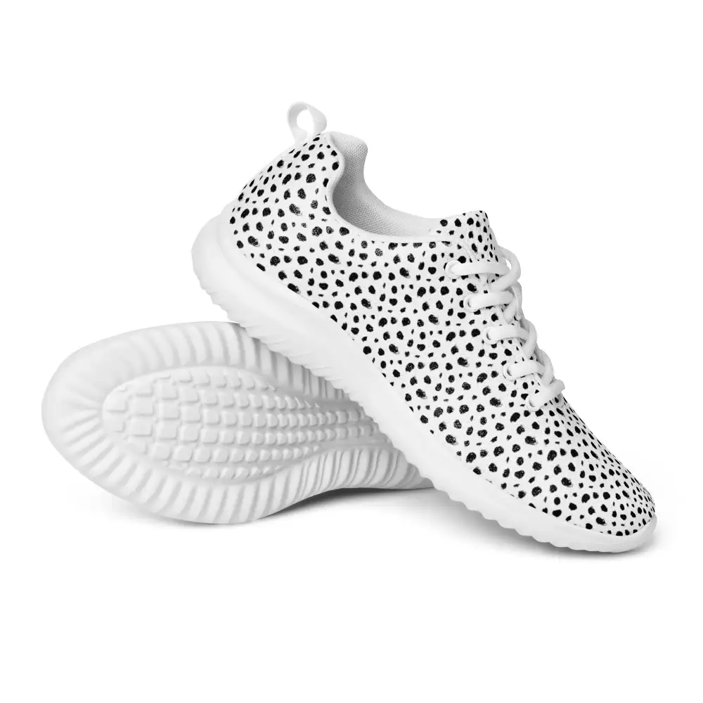 Dot Pattern Lightweight Casual Sneakers