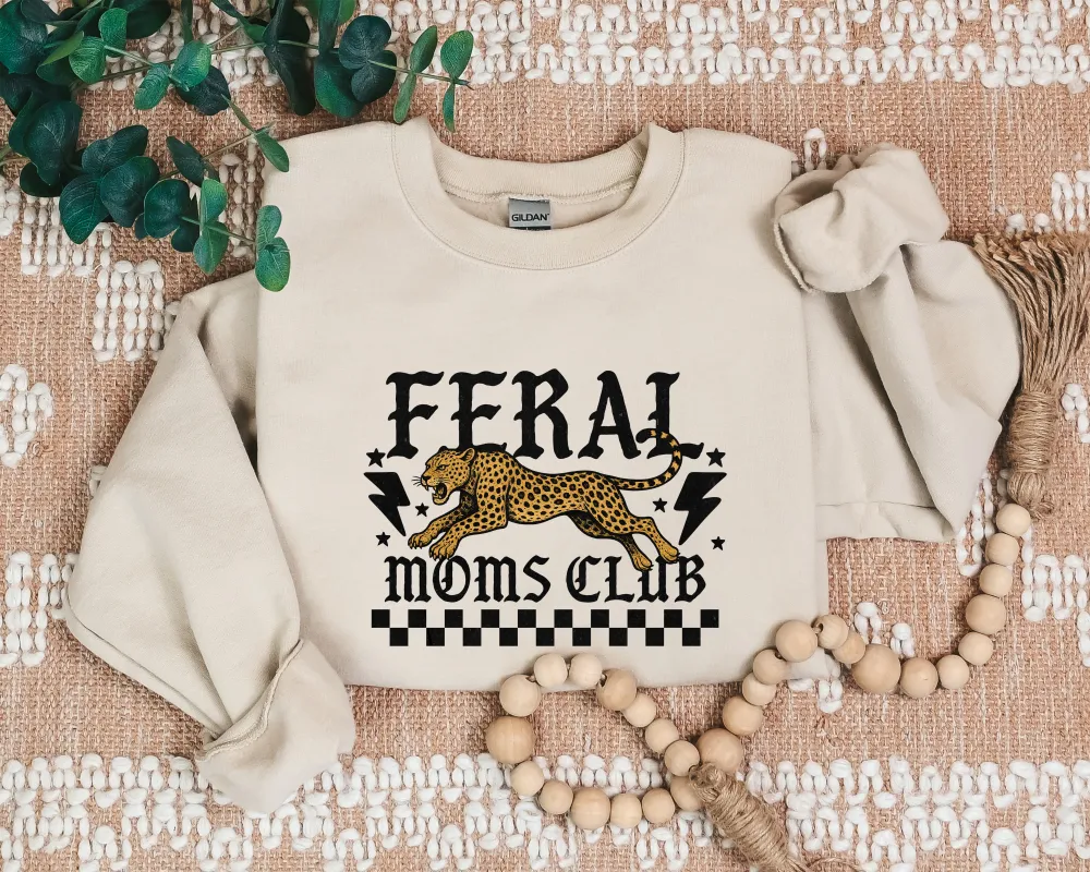 Mom Club Graphic Crewneck Sweatshirt