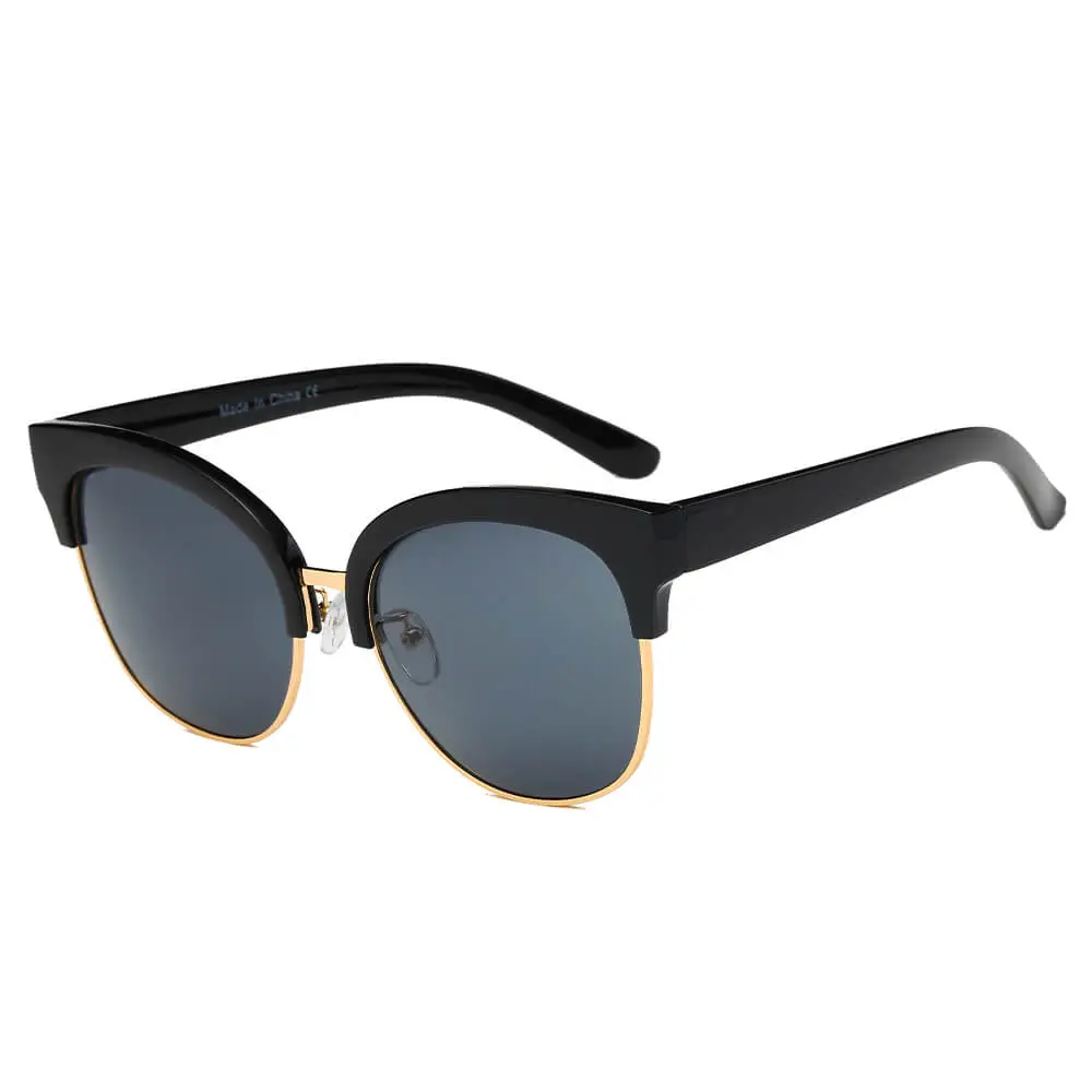 Wide Everyday Tinted Frame Sunglasses