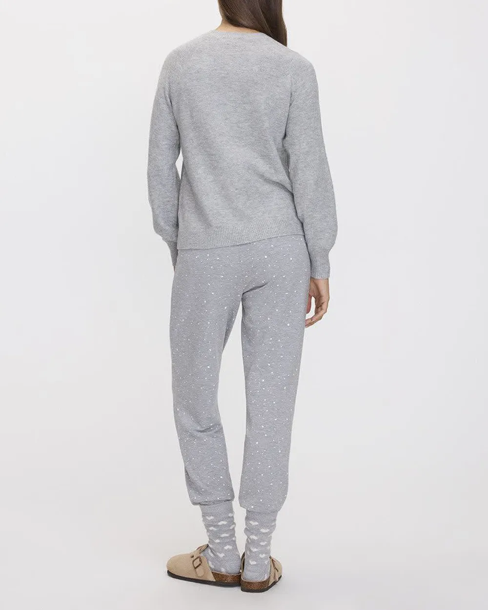 Daily Long-Sleeve Crew-Neck PlushSoft Sweater