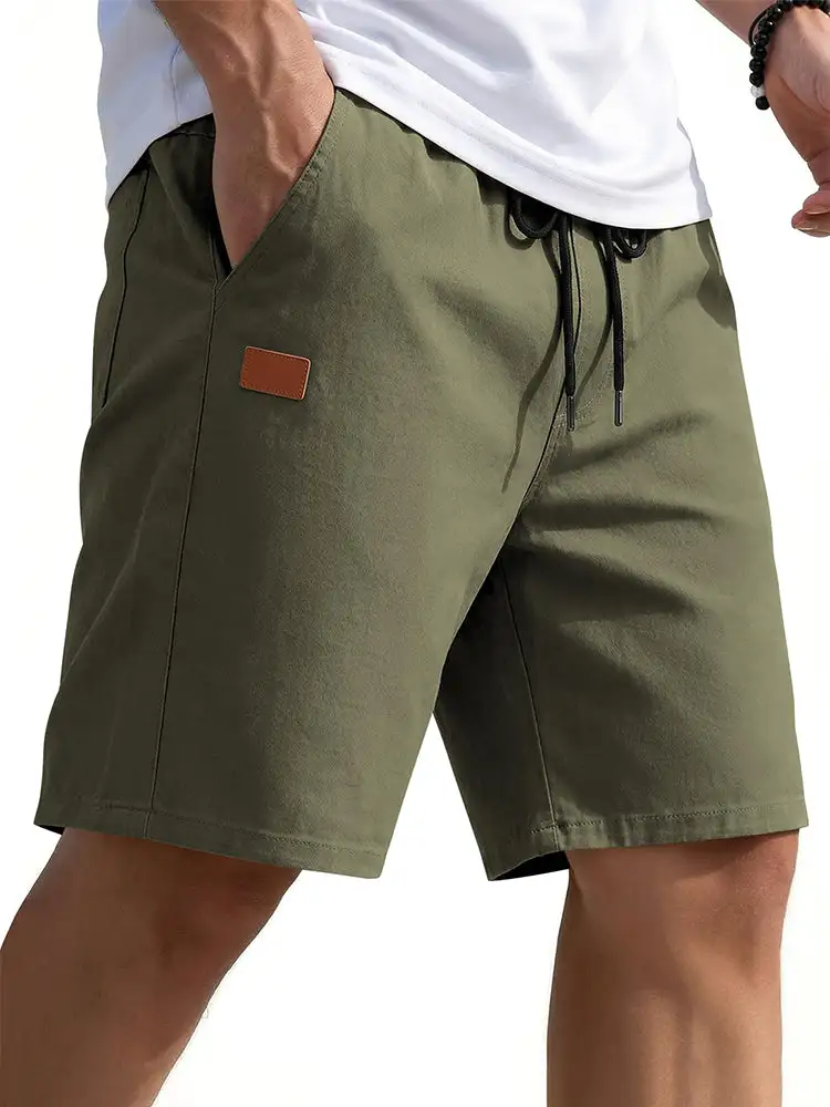 Men's Casual Cotton Blend Chino Shorts