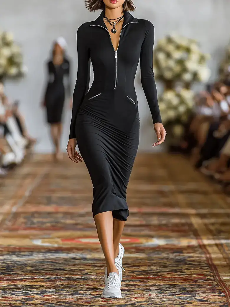 Balanced Refined Women's Midi Dress