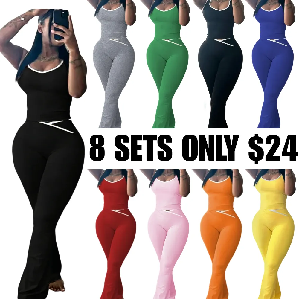 Strapless Backless Flare Set