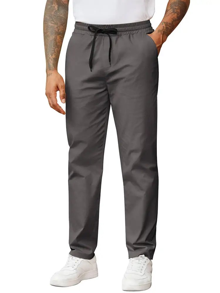 Utility Drawstring Waist Chino Pants