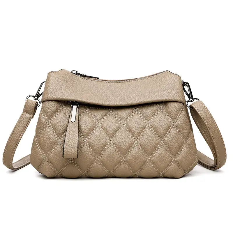 Compact Flap Square Crossbody Bag
