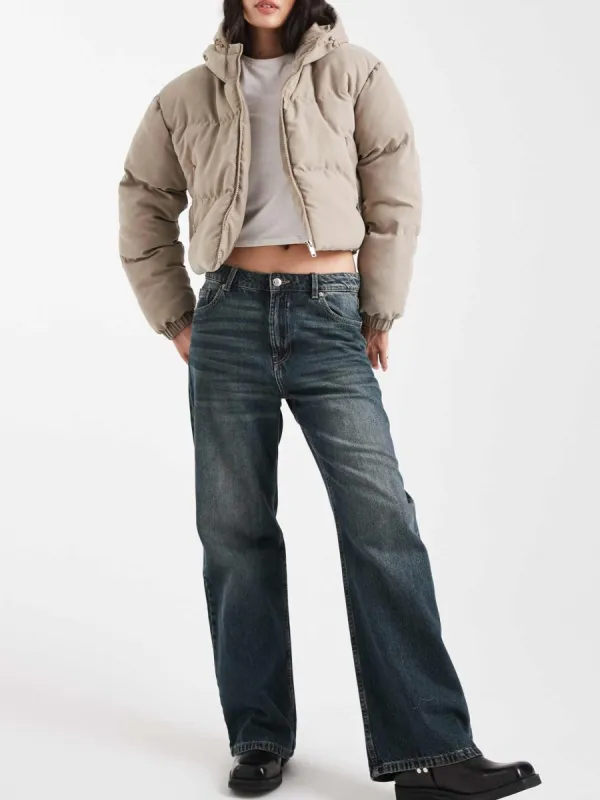 Quilted Hooded Puffer Jacket