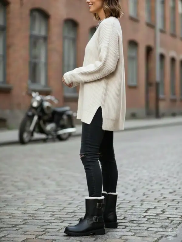 Women's Clean Modern Water Resistant Insulated Everyday Boots
