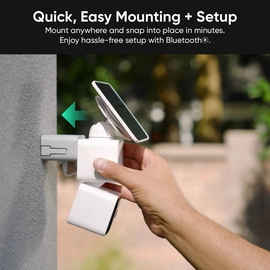 Attaching the camera to its mounting bracket