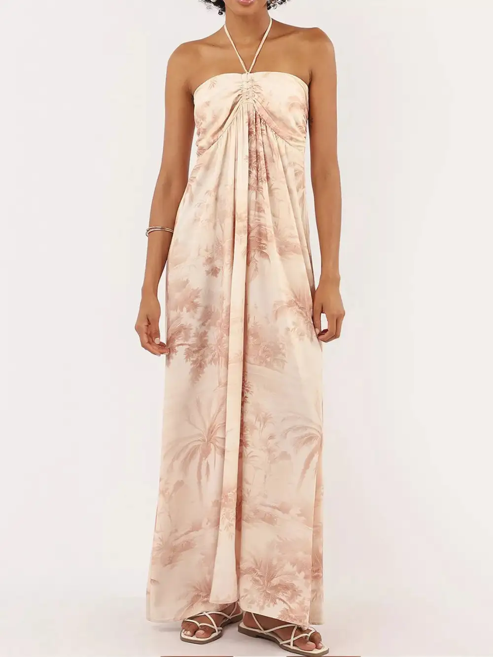 Soft Touch Printed Maxi Dress