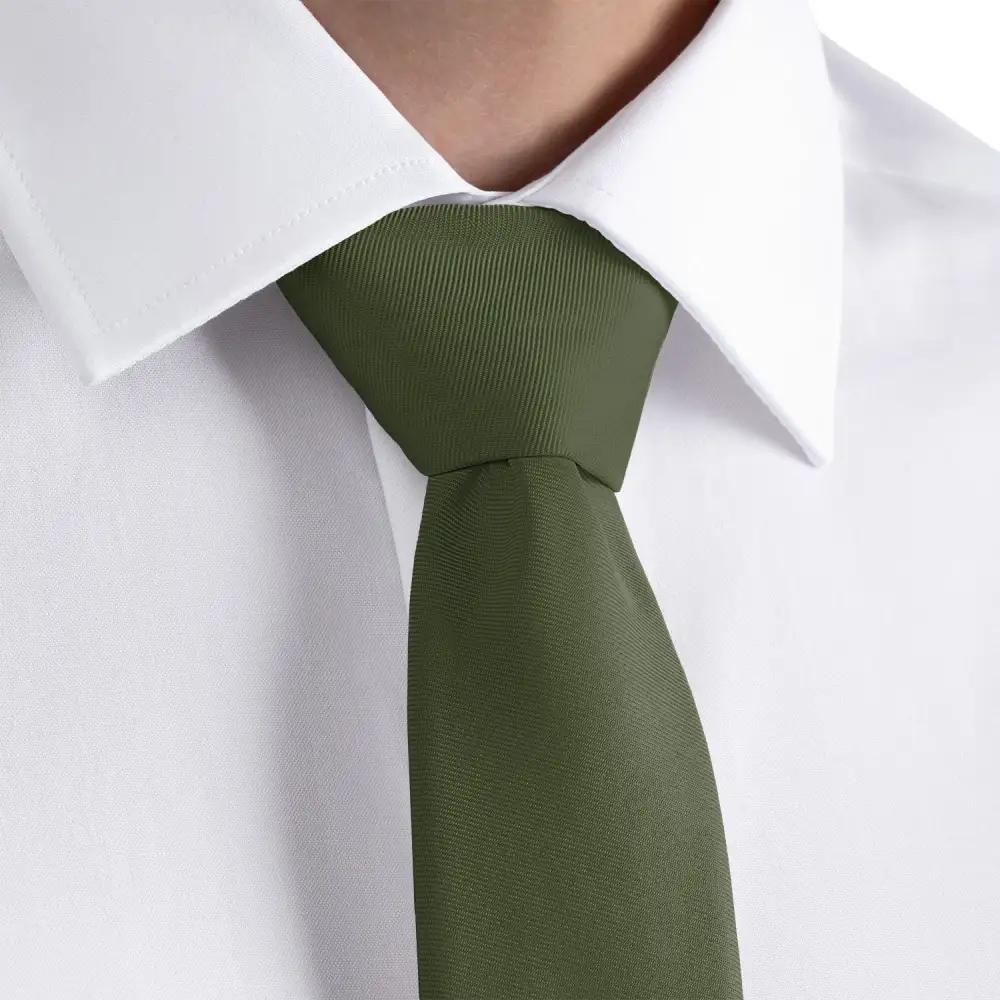 Timeless Solid Accent Necktie