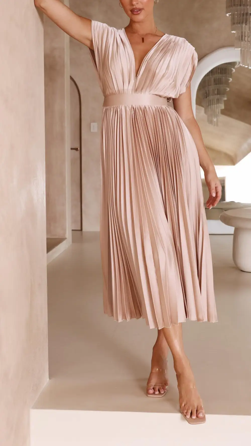 Refined Refined Women's Pleated Midi Dress
