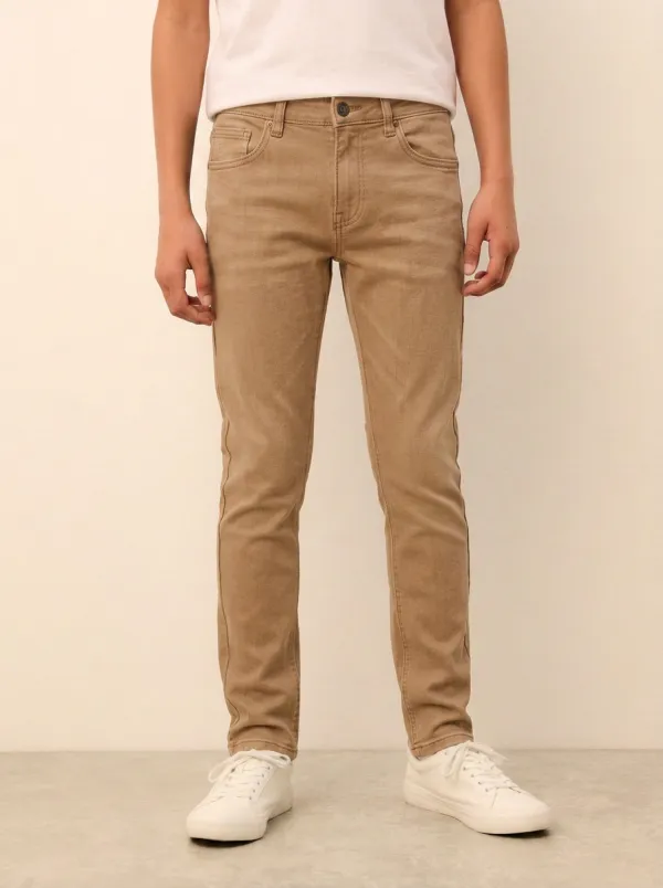 Men's Classic Comfort Dark Wash Stretch Denim Jeans