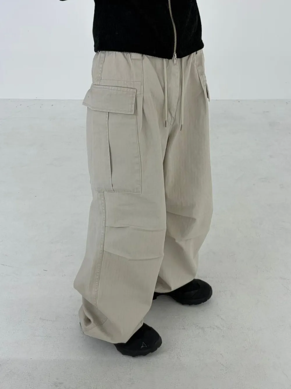 Casual Cuffed Relaxed Cargo Pants