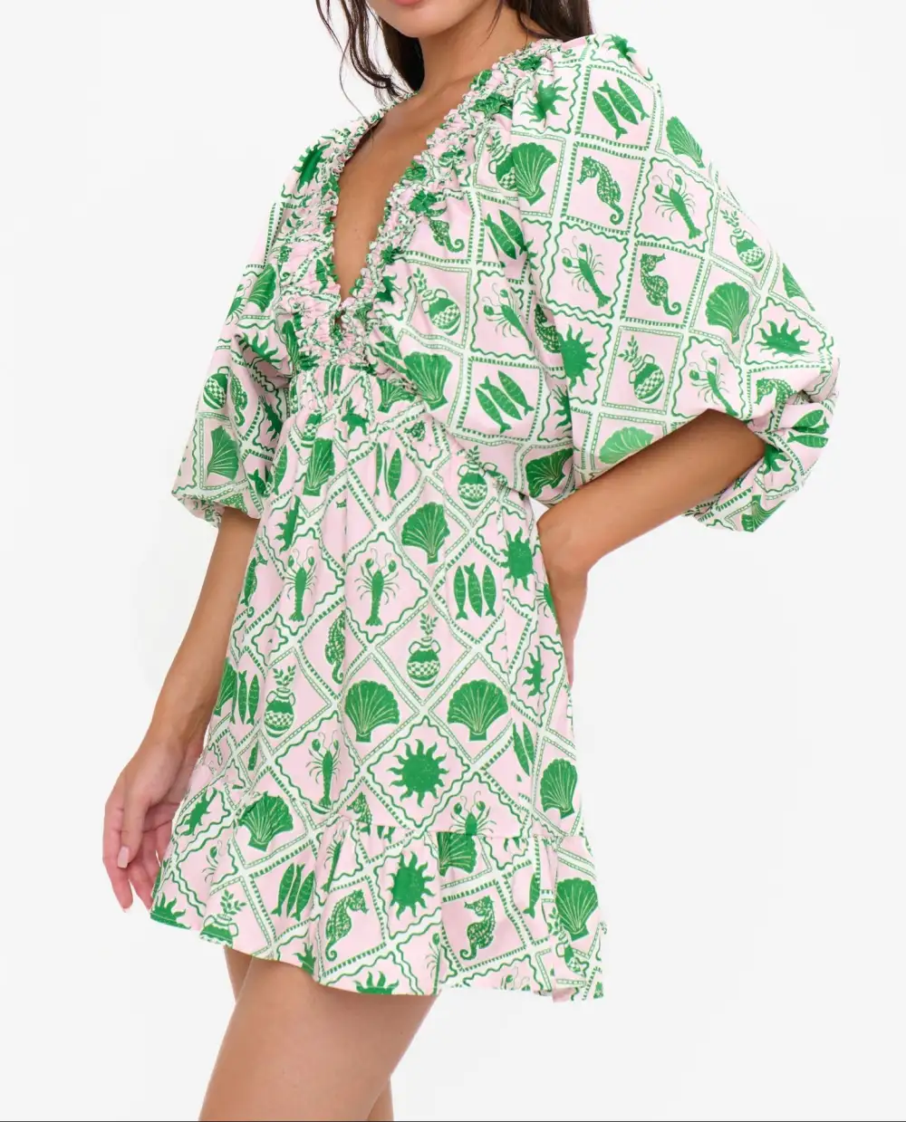 Tiered Seamed Dress