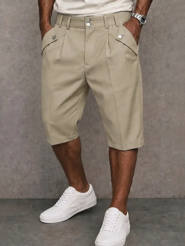 Men's Smart Casual Pinstripe Shorts