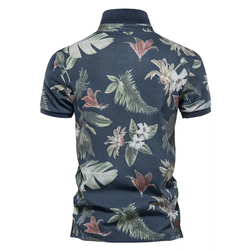 Refined Polo Collar Short Sleeve Polo Shirt