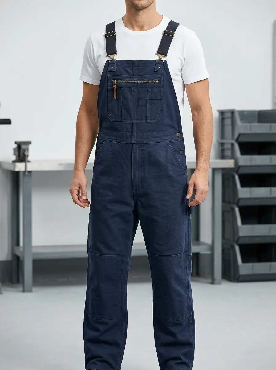 Men's Core Multi-Pocket Bib Work Overalls