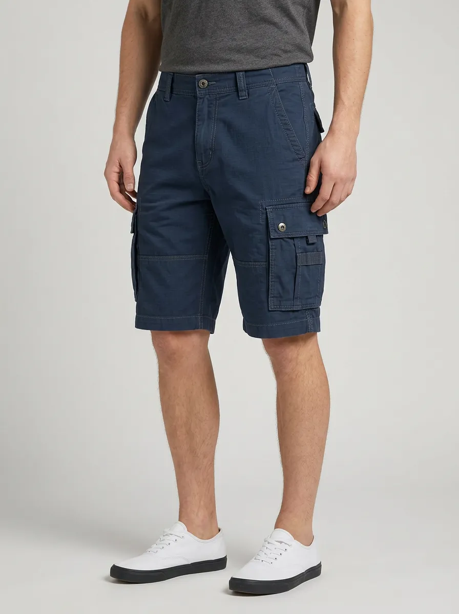 Men's AA Utility Multi-Pocket Printed Cargo Shorts