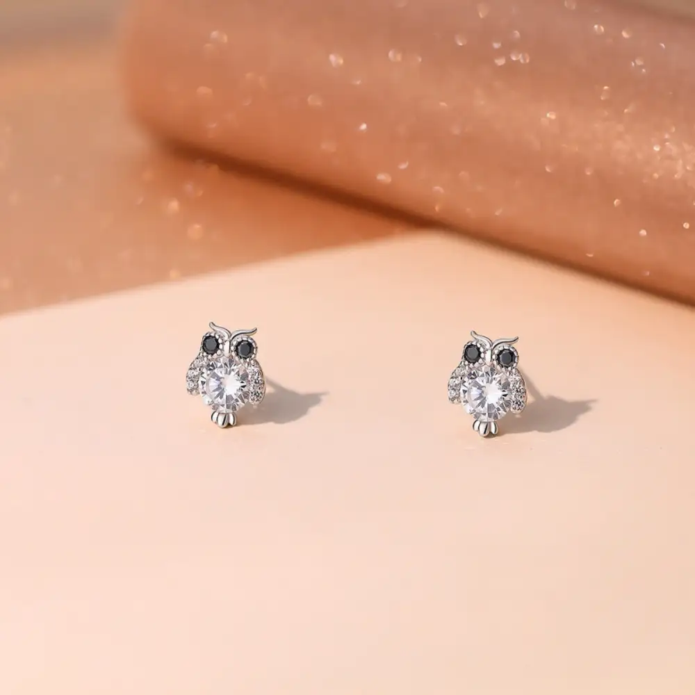 Owl Stud Earrings